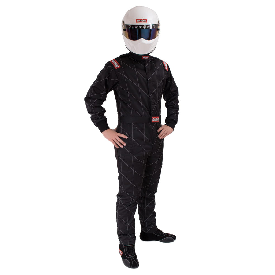Chevron-5 RaceQuip® Driving Suit SFI 3.2A/5 Double Layer Black XL 91609069
