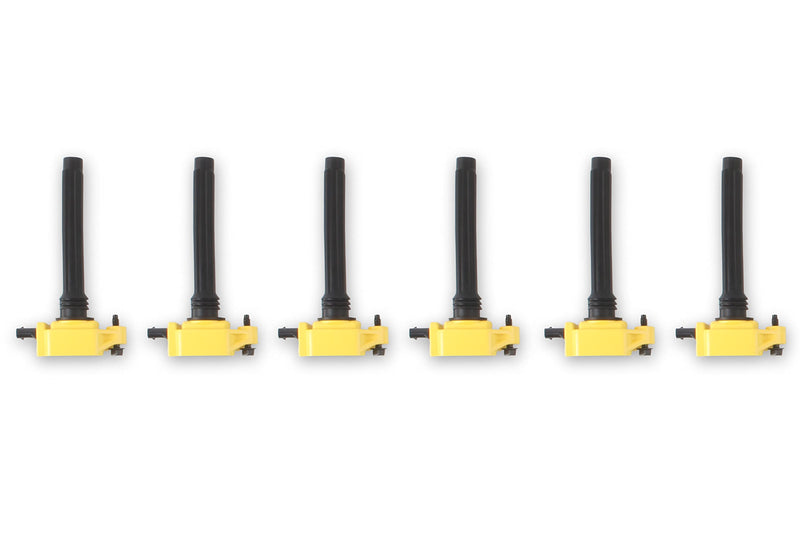 SuperCoil ACCEL 140648-6 Ignition Coil - Yellow - 6-Pack