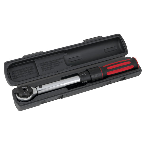 M197 Performance Tool 3/8-Inch Drive Torque Wrench 250 inch/lb. - Dual Scale, Audible Click, Precision Ratchet