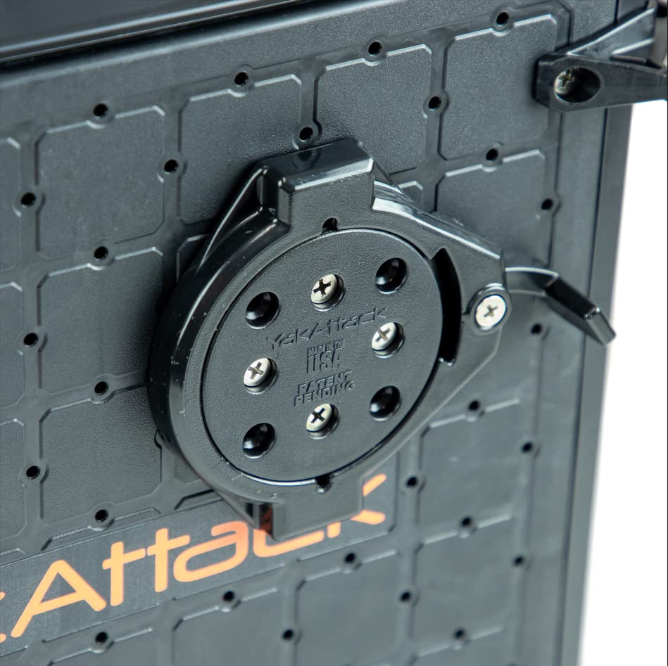 TetherTube Turret YakAttack | Adjustable Rod Tube Mount for BlackPak Pro | 30° Increments with 12 Positions | Includes Stainless Hardware | Made in USA