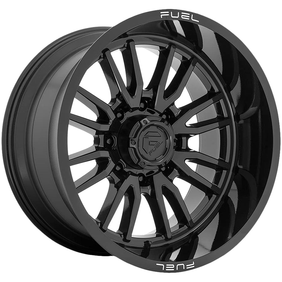 D760 CLASH FUEL OFF-ROAD 20X9, 8X6.5, 5.04, 1mm GLOSS BLACK - D76020908250