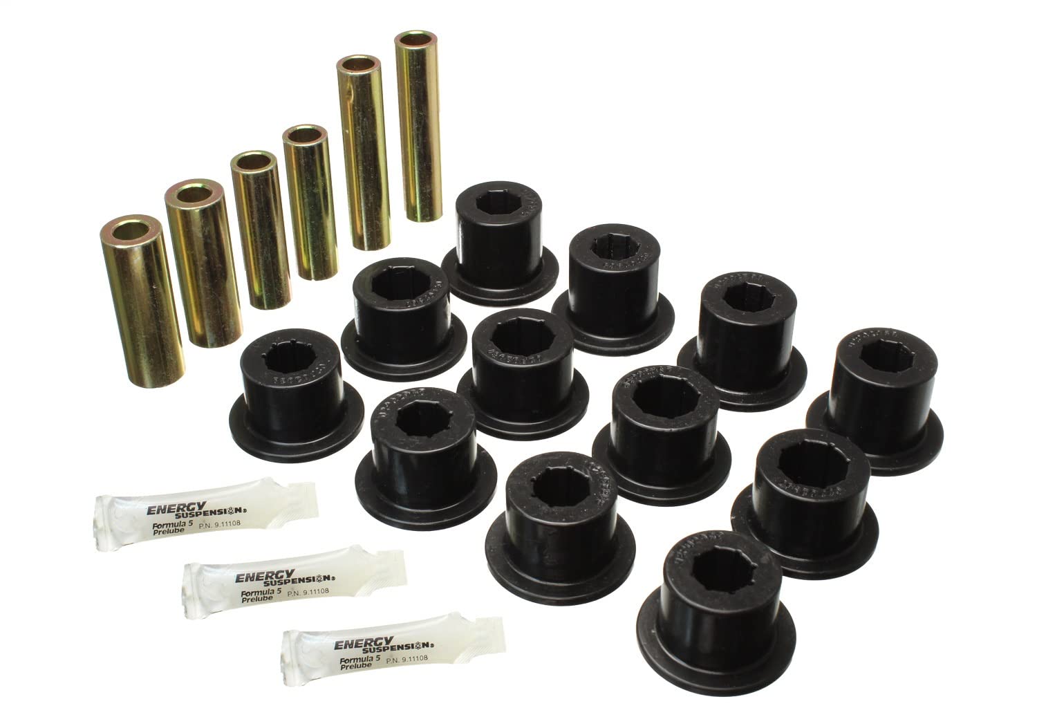 Energy Suspension Rear Leaf Spring Bushing Set 8.2117G