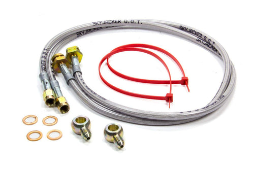 6"- 8" Skyjacker Stainless Steel Brake Line - Pair