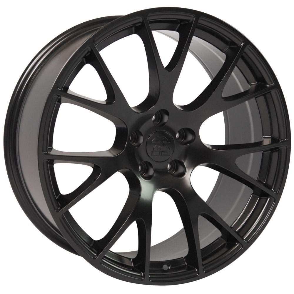 20 Inch OE Wheels DG15 Rim Fits Hellcat Style 5x115 20x9 Satin Black - Hollander 2528 (1)