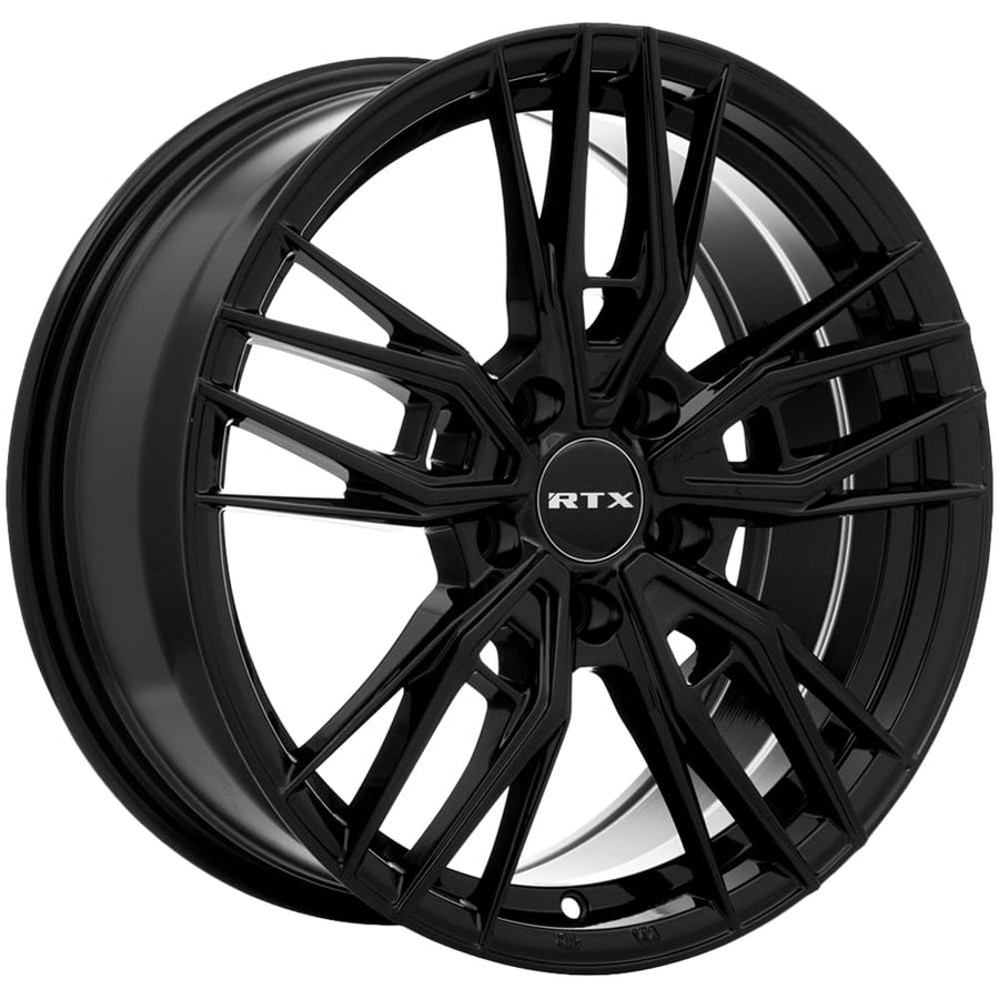 Custom RTX SCEPTER Wheel - 18x8, 40 Offset, 5x114.3 Bolt Pattern, 73.1mm Hub - Gloss Black Rim