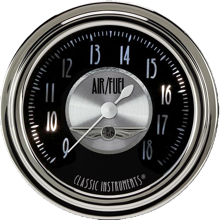 Classic Instruments All American Tradition AT394SLC 2 5/8" Air/Fuel Ratio Gauge Full Sweep