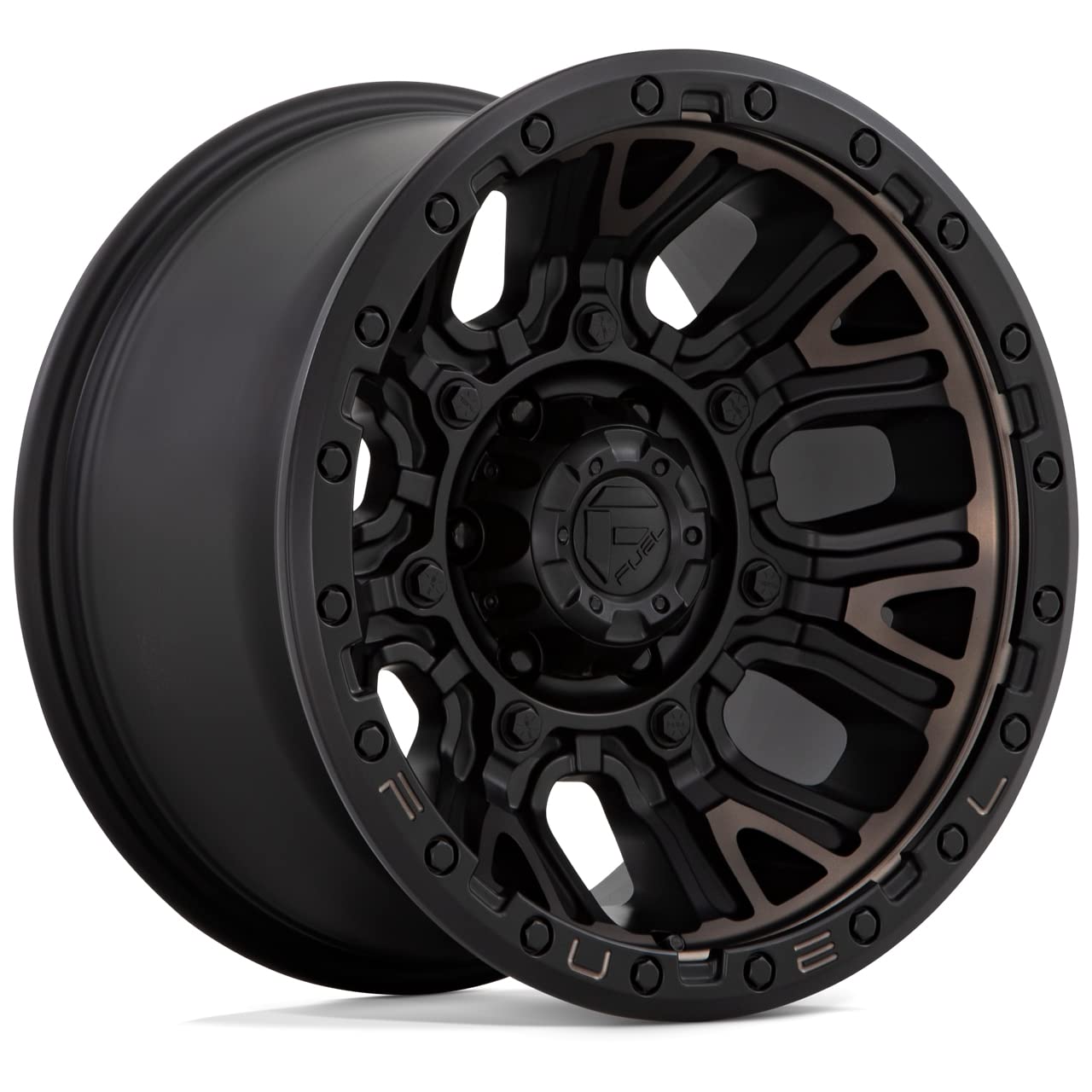 D824 Traction Fuel 17x9 6x5.5" -12mm Black/Tint Wheel Rim 17" Inch D82417908445