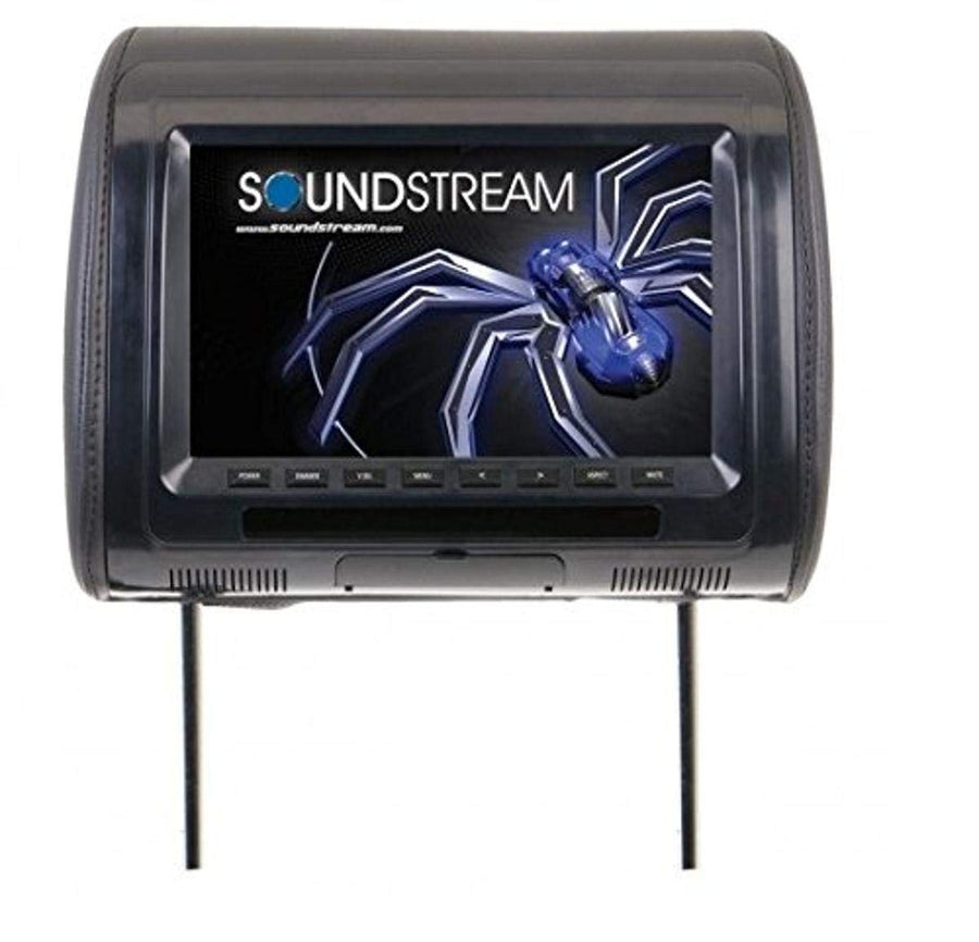 VH-70CC Soundstream Universal Headrest with 7″ LCD/3 Color Covers