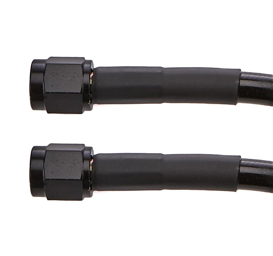 Performance Red Horse 3302-04-15 Straight -4 To Straight -4 15" Pre-Assembled Brake Line-Black