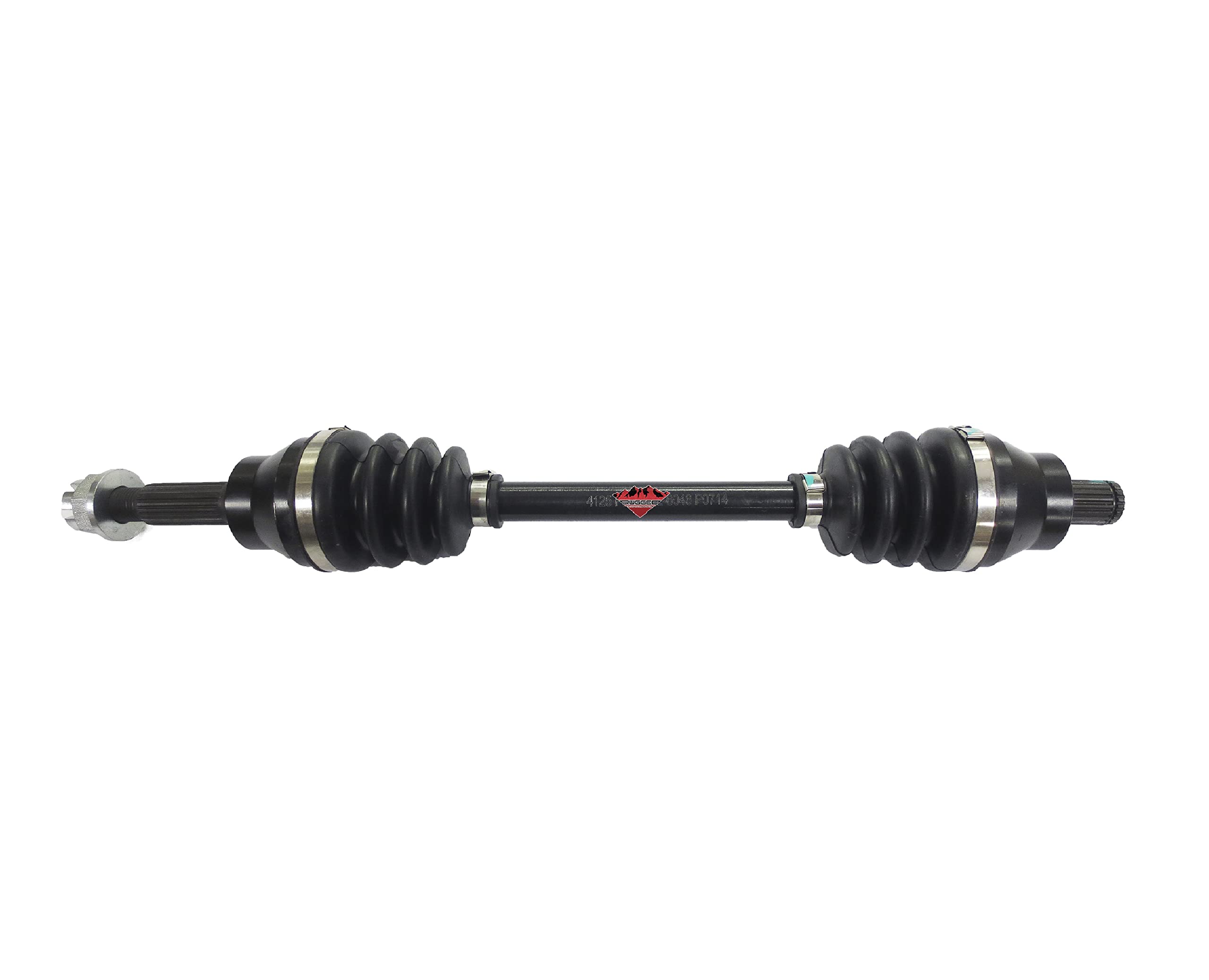 Performance Front Left/Right Rugged Axle for (2006-10) Polaris Hawkeye/Sportsman 300 & 400, CNC Precision Components, Stainless-Steel Clamp Coated for Protection OEM: 1332340