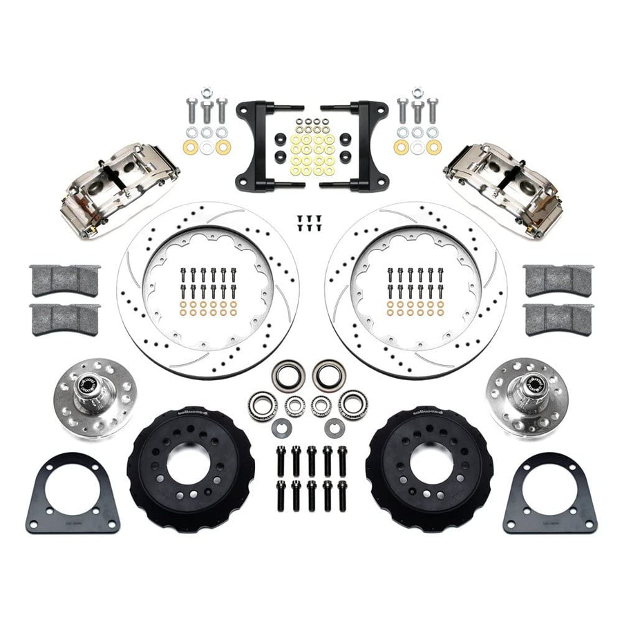 Front Hub Kit FNSL6R,14.00" Drill-Zinc,Pol