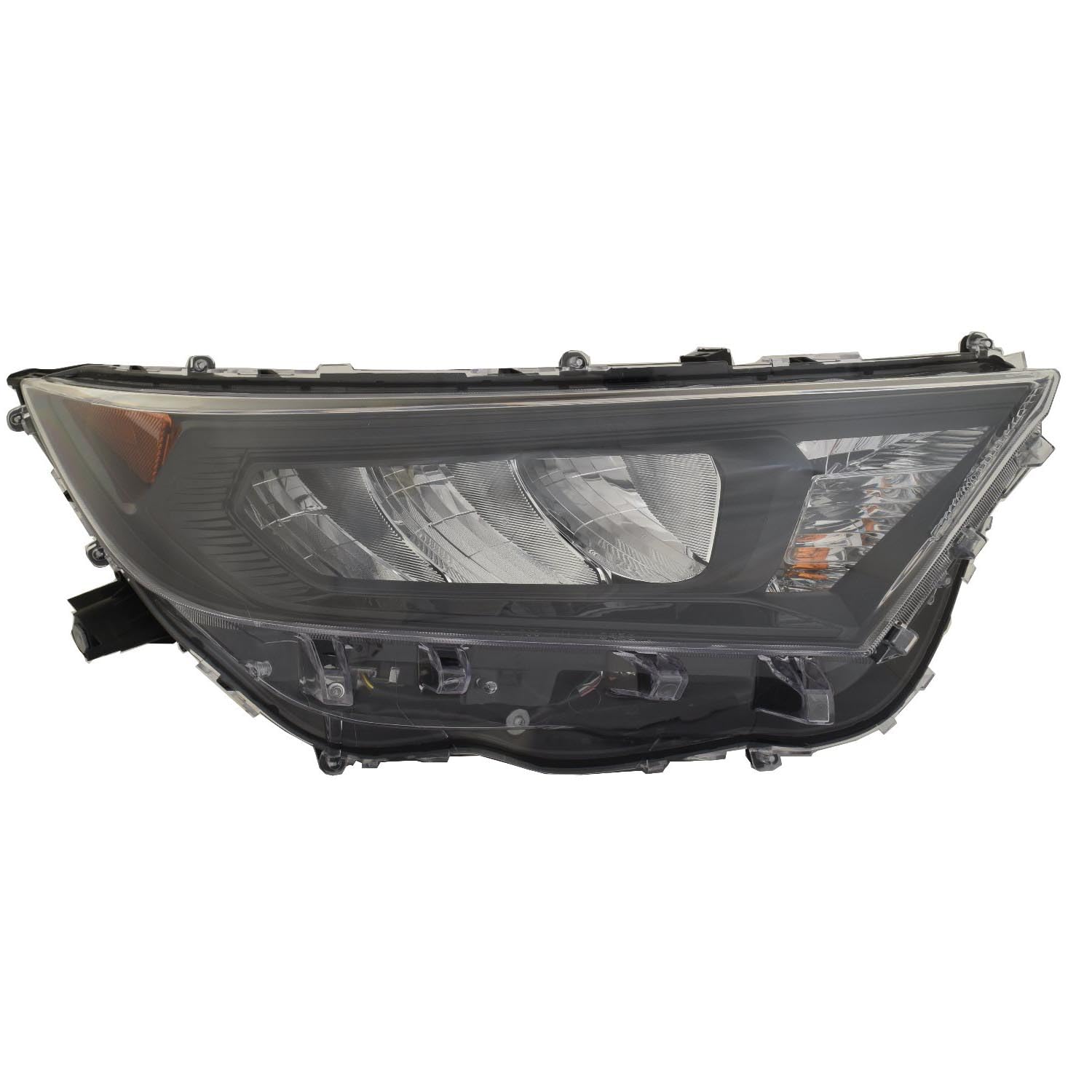 Toyota RAV4 19-21 Headlight LE JPN Built BLK Bezel without Adaptive HEADLamps CAPA | DOT Certified 8113042821 | TO2519200C Passenger Side