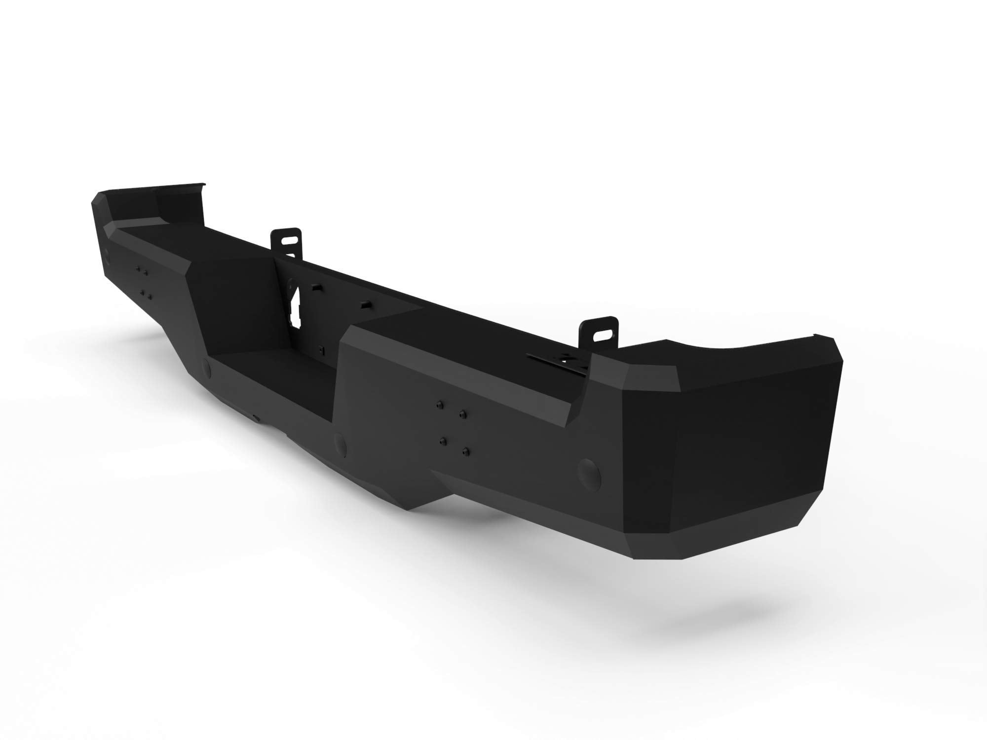 Alumilite Rear Bumper ICI Aluminum Compatible with 2017 - 2021 Ford Superduty