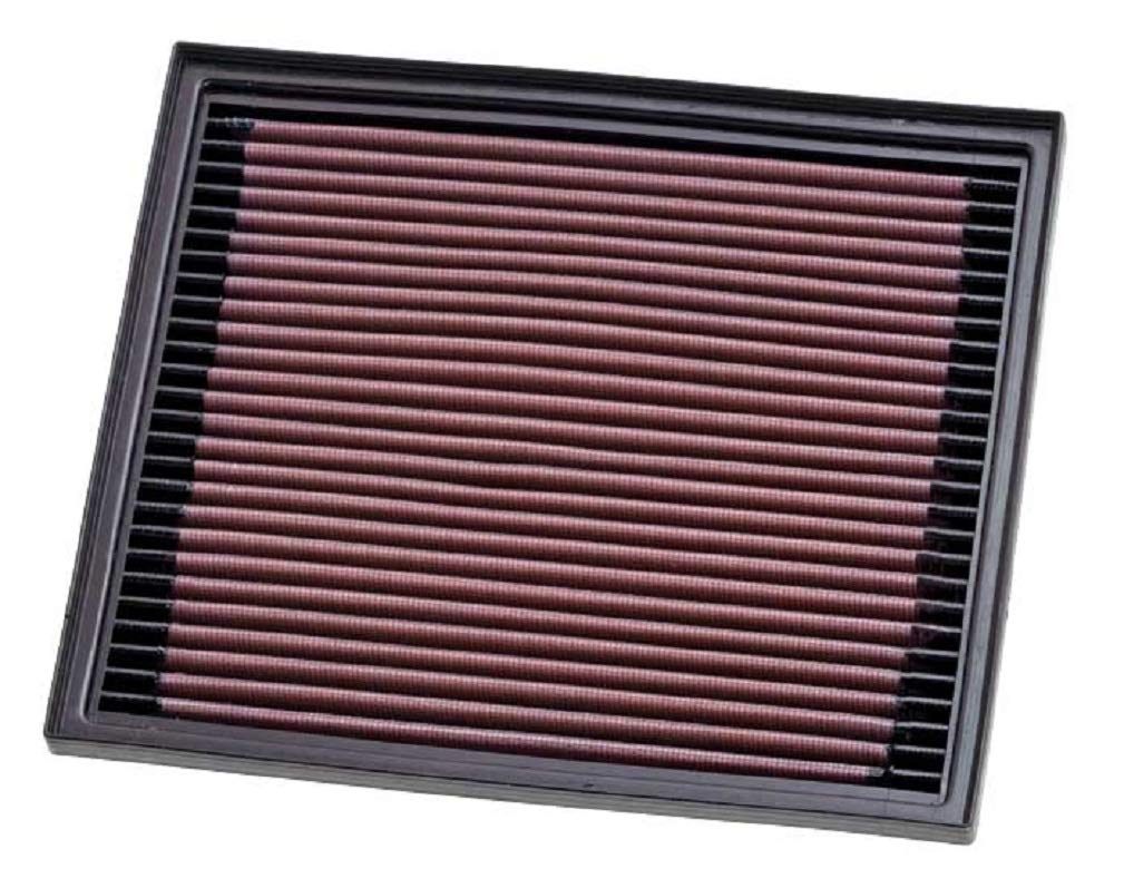 K&N Engine Air Filter: Washable, Increase Power & Towing, Replacement Air Filter: Compatible 1996-2019 CITROEN/PEUGEOT/LAND ROVER/VAUXHALL (C4, DS5, Expert, Discovery, Range Rover, Crossland), 33-2119