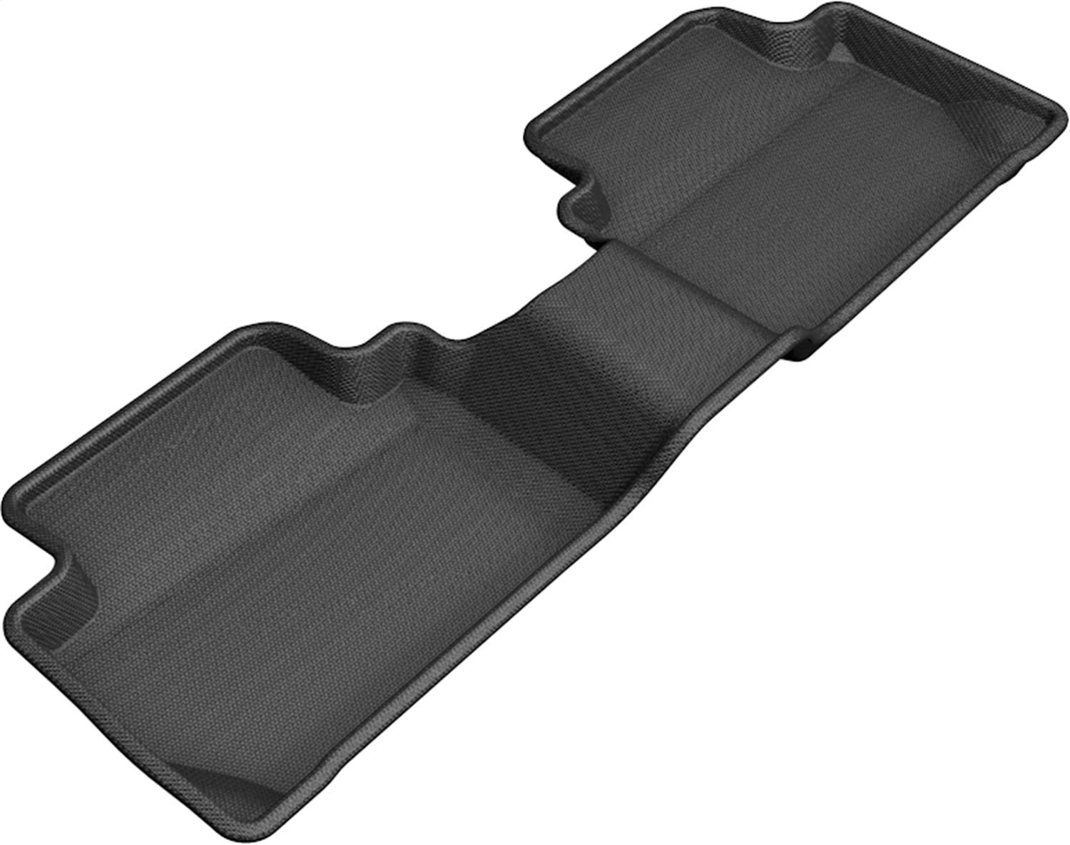 Kagu 3D MAXpider Custom Fit Floor Mat (Black) for 2018-2021 Ford ECOSPORT - 2ND Row
