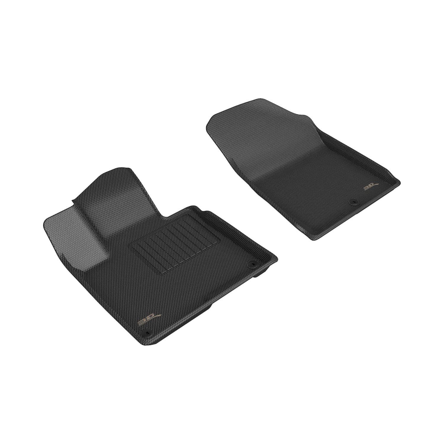 Kagu Floor Mat 3D MAXpider Custom Fit (Black) Compatible with Kia Sportage 2023-2025 - Front Row