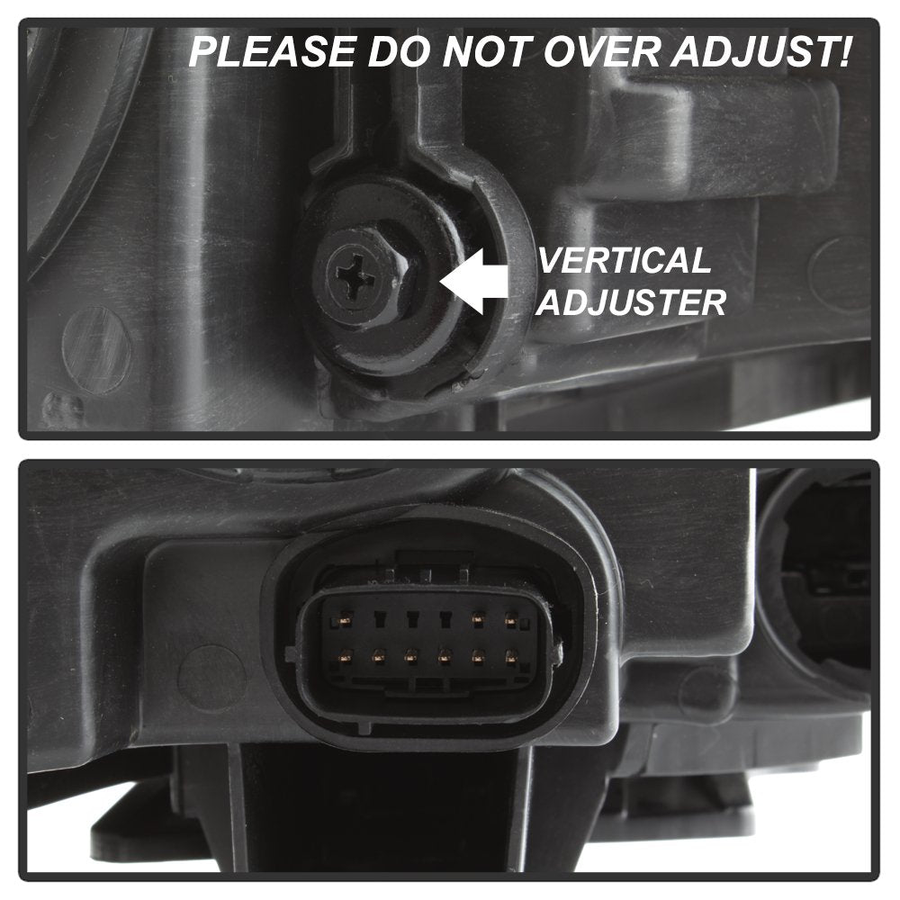 Headlight Xtune HD-JH-CHR30011-OEBK-L, 1 Pack