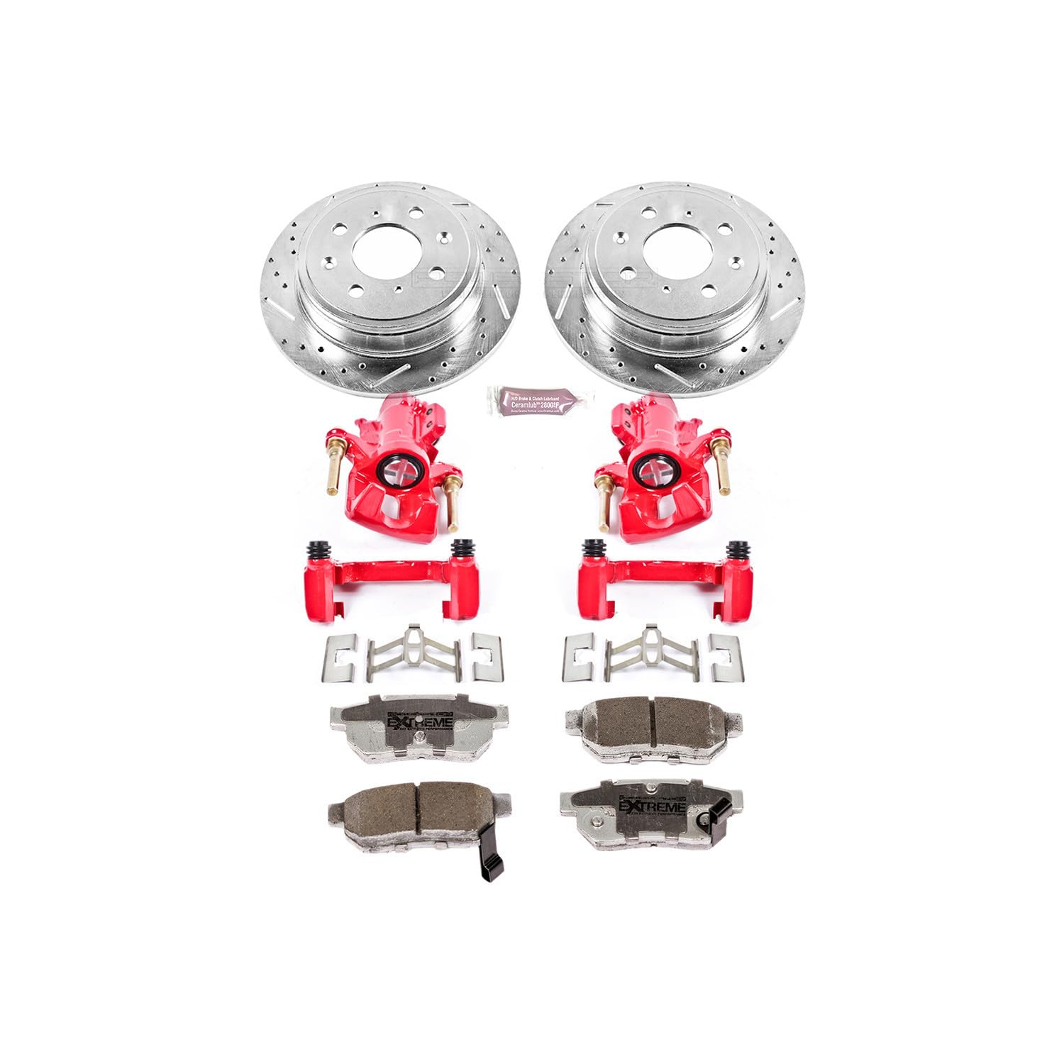 Power Stop Rear KC581-26 Z26 Street Warrior Brake Kit For BMW M3 1995-1999 [Model Specific]