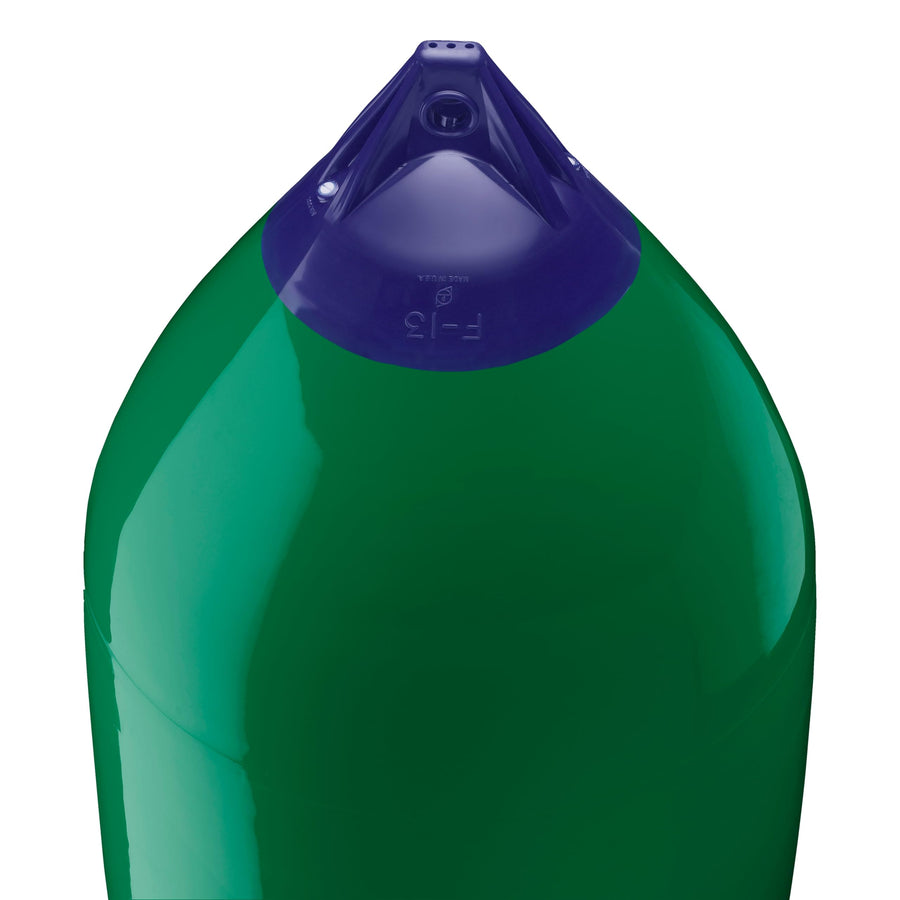 Polyform F-Series Boat Fender Standard F-13 Blue Ropehold - Forest Green