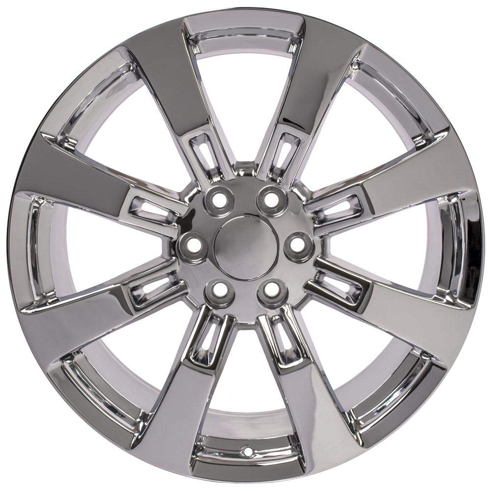 22 Inch OE Wheels CA82 Rim Fits Escalade Style 6x139.7 22x9 Chrome - Hollander 5409 (1)