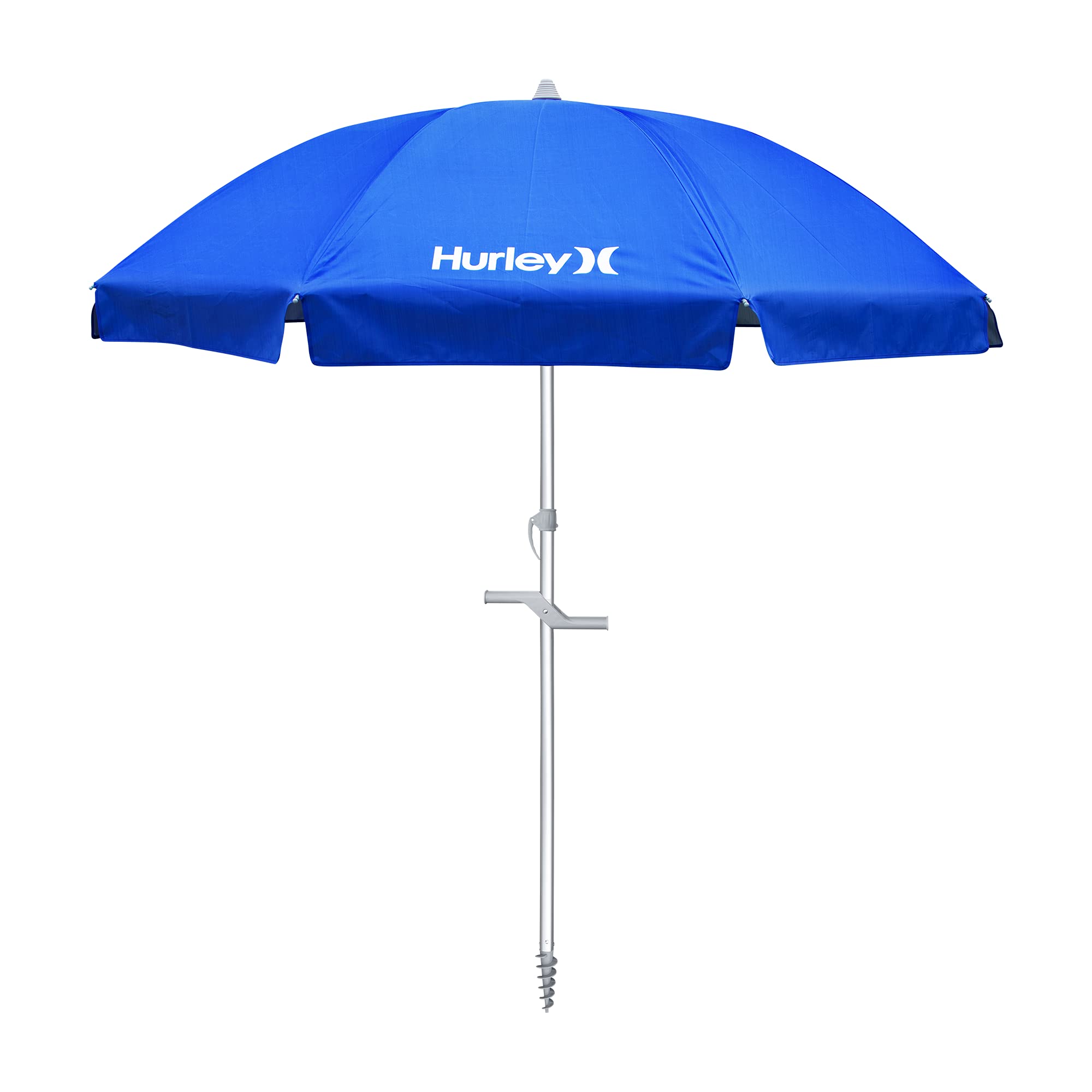 7' Hurley Beach Umbrella, Signal Blue