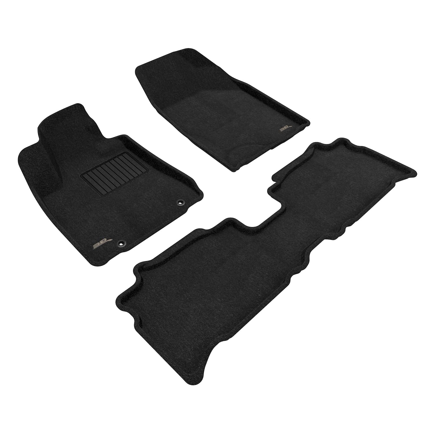 Elegant 3D MAXpider Floor Mat (Black) Compatible with Lexus RX350 / RX330 2004-2009 - Full Set