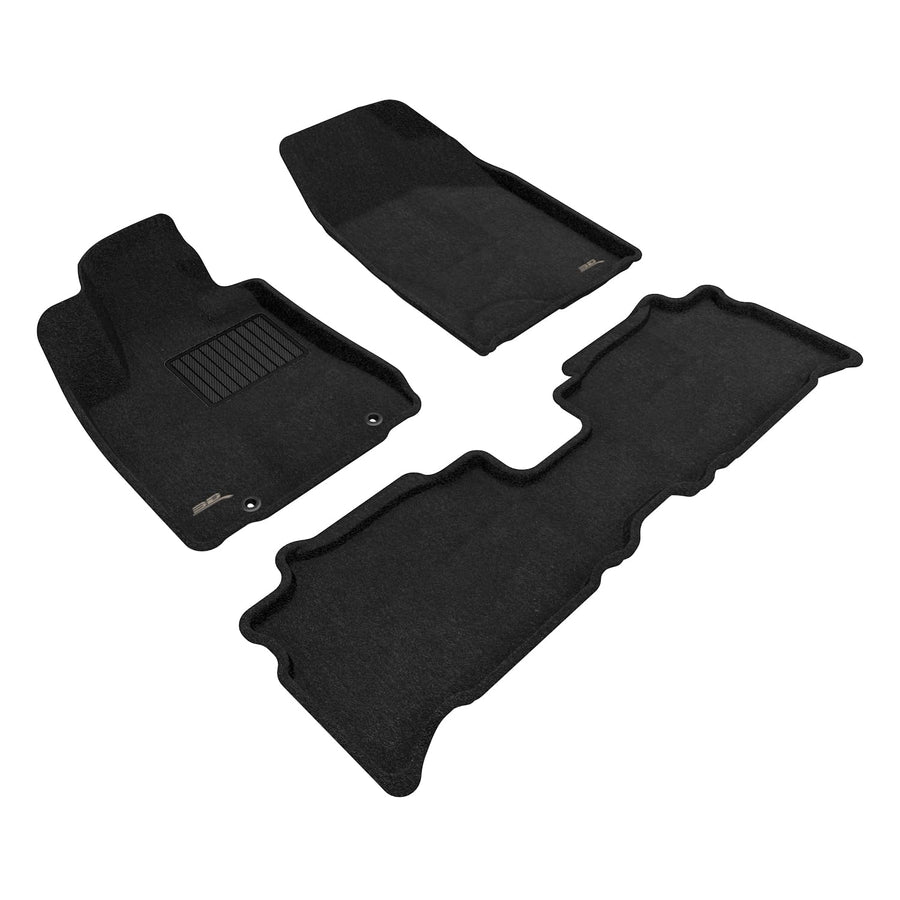 Elegant 3D MAXpider Floor Mat (Black) Compatible with Lexus RX350 / RX330 2004-2009 - Full Set