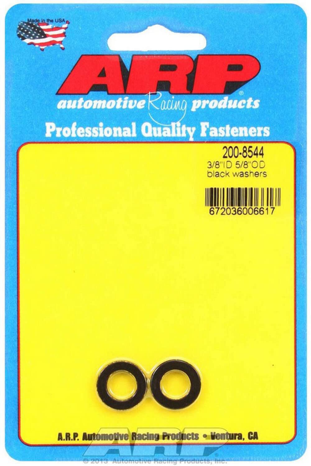 ARP 200-8544 3/8" ID Black x 5/8" OD Washer - 2 Piece