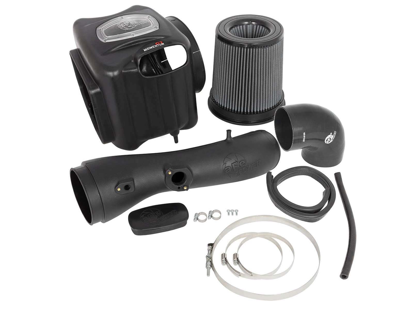 Momentum GT aFe POWER Cold Air Intake System w/Pro DRY S Filter, #51-74105, Black