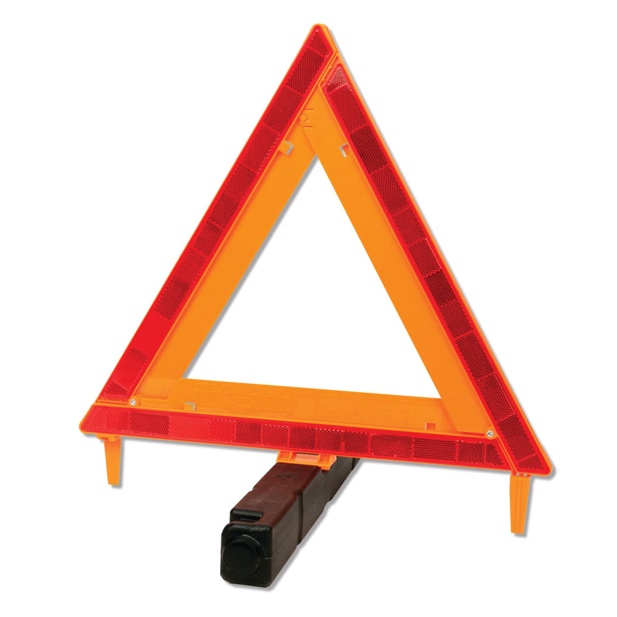 DOT Approved Performance Tool W1499 Warning Triangle for Roadside Emergencies - Lightweight and Stable at 29 Pounds - 17.5-Inch x 17.2-Inch