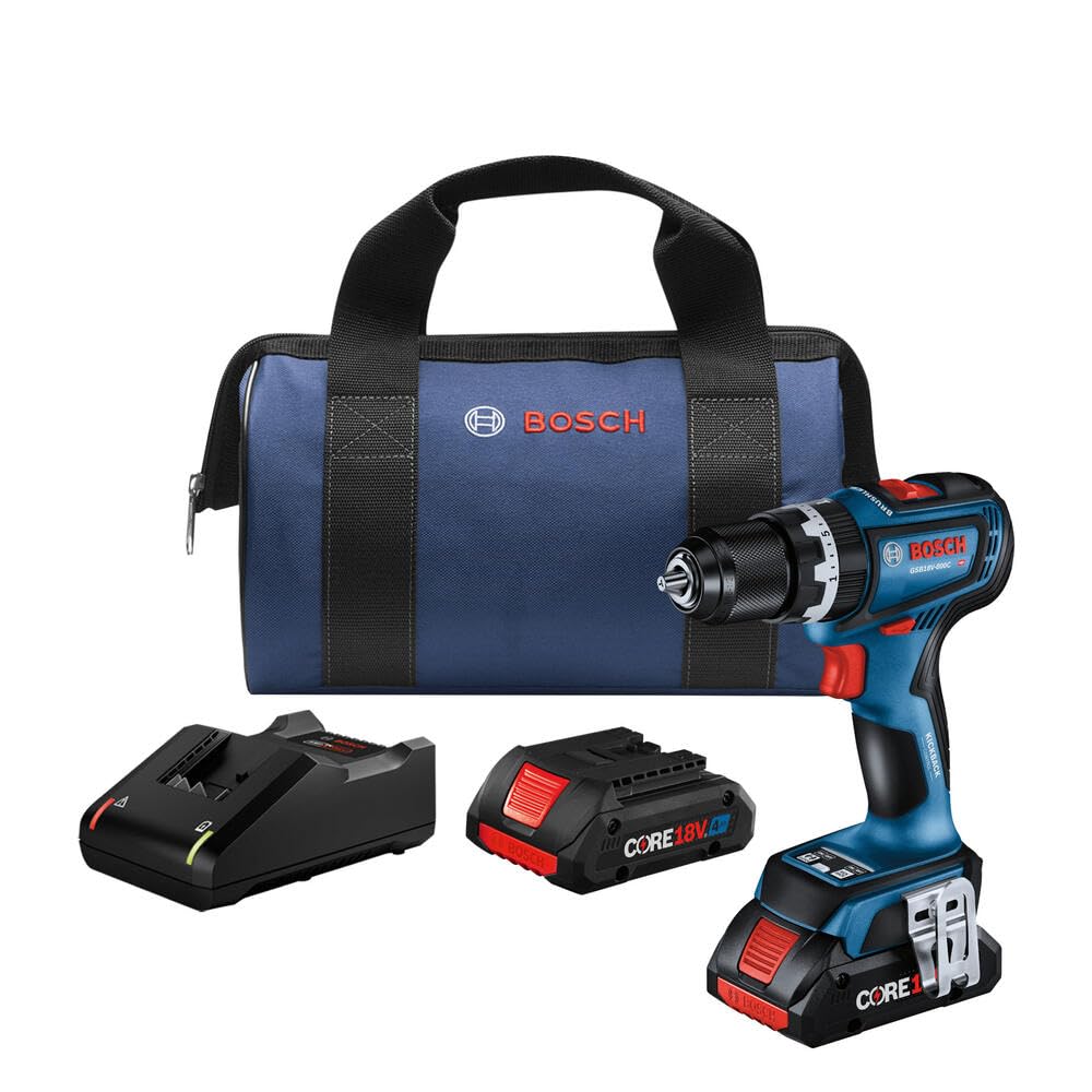 1/2 In. Brushless GSB18V-800CB24 Connected-Ready Hammer Drill/Driver Kit with (1) CORE18V® 4 Ah Advanced Power Battery