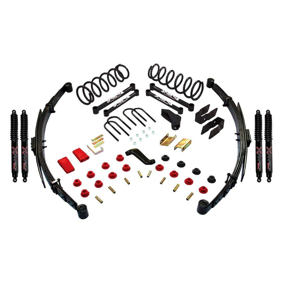 Skyjacker Suspension Lift Kit D4510KS-B w/Shock Black MAX Shocks 5 in. Lift