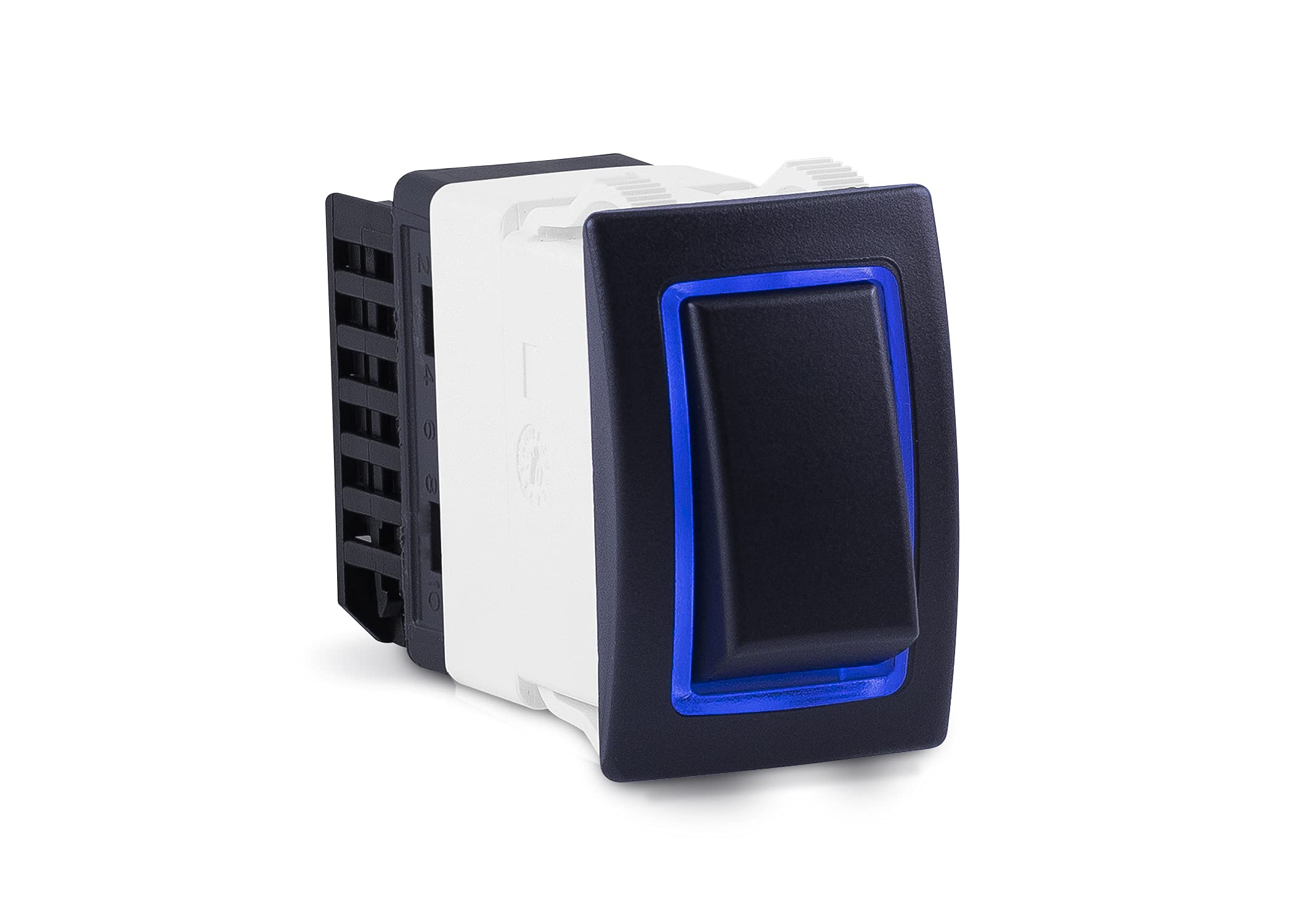 Rocker Switch Sierra RK40610B, Halo SPST, Blue Halo