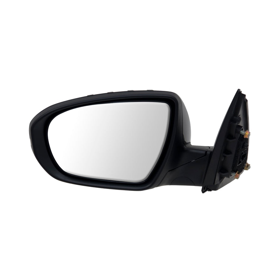 Fit System Driver Side Mirror for Optima Kia, Hybrid, Textured Black w/PTM Cover, w/Turn Signal, Foldaway, Heated Power