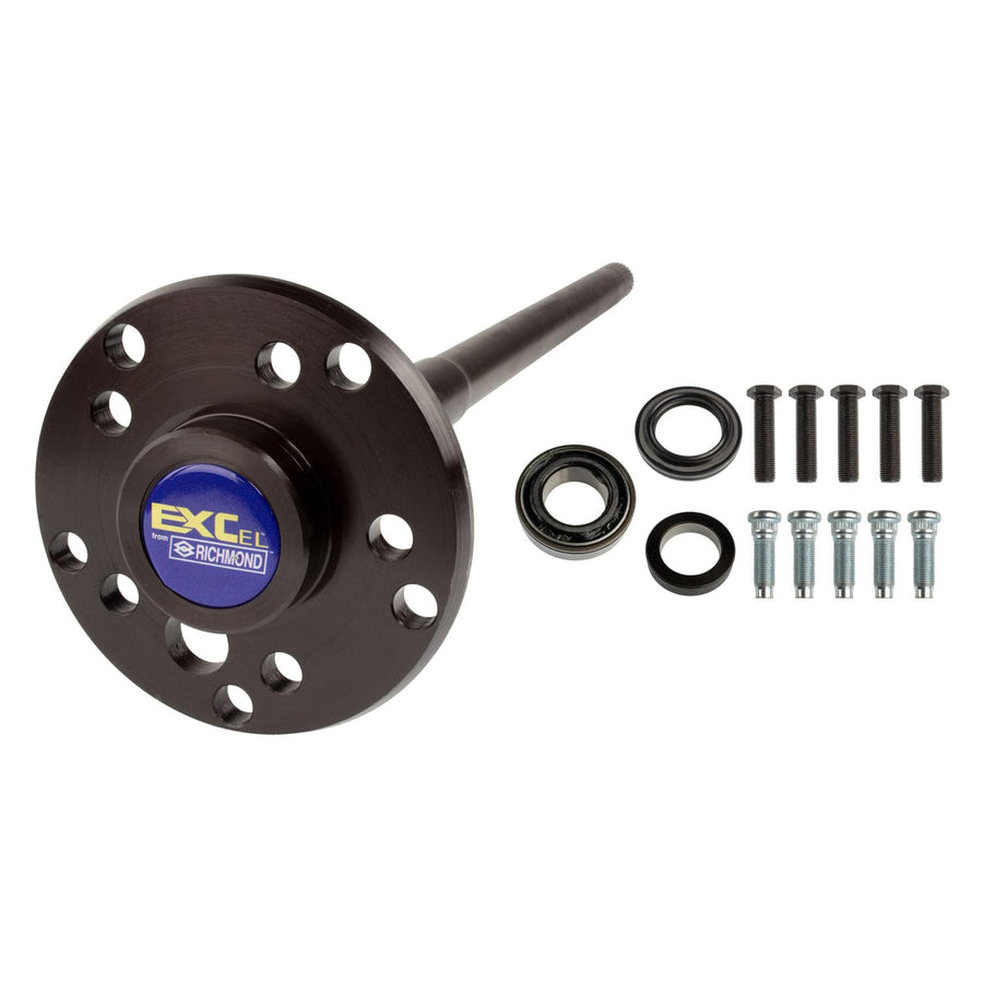 Dana 44 EXCel Drive Axle Shaft Assembly; 29.75" Overall Length; 5 X 4.5 Lug Pattern; 30 Spline; Includes Bearing, Seal And Studs
