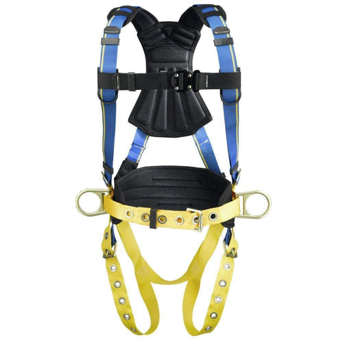 Blue Armor 2000 Werner H132104 Construction (3 D Rings) Harness Tongue Buckle Legs (XL), 1per Pack