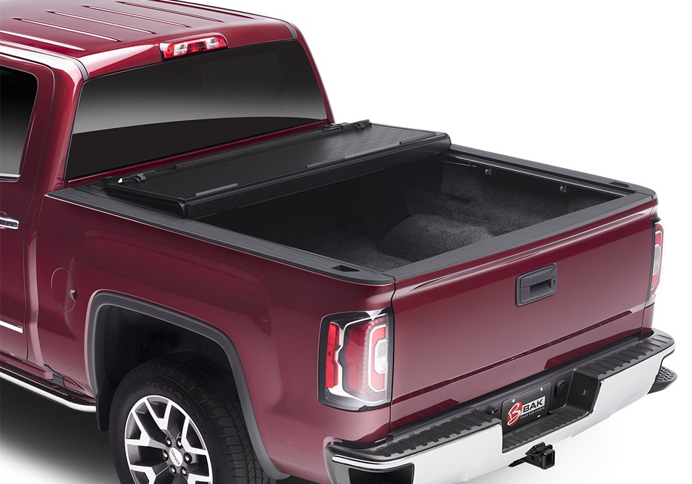 BAK BAKFlip FiberMax Hard Folding Truck Bed Tonneau Cover | 1126133 | Fits 2020 - 2026 6' 10" Chevy/GMC Silverado/Sierra 2500/3500 Bed (82.2")