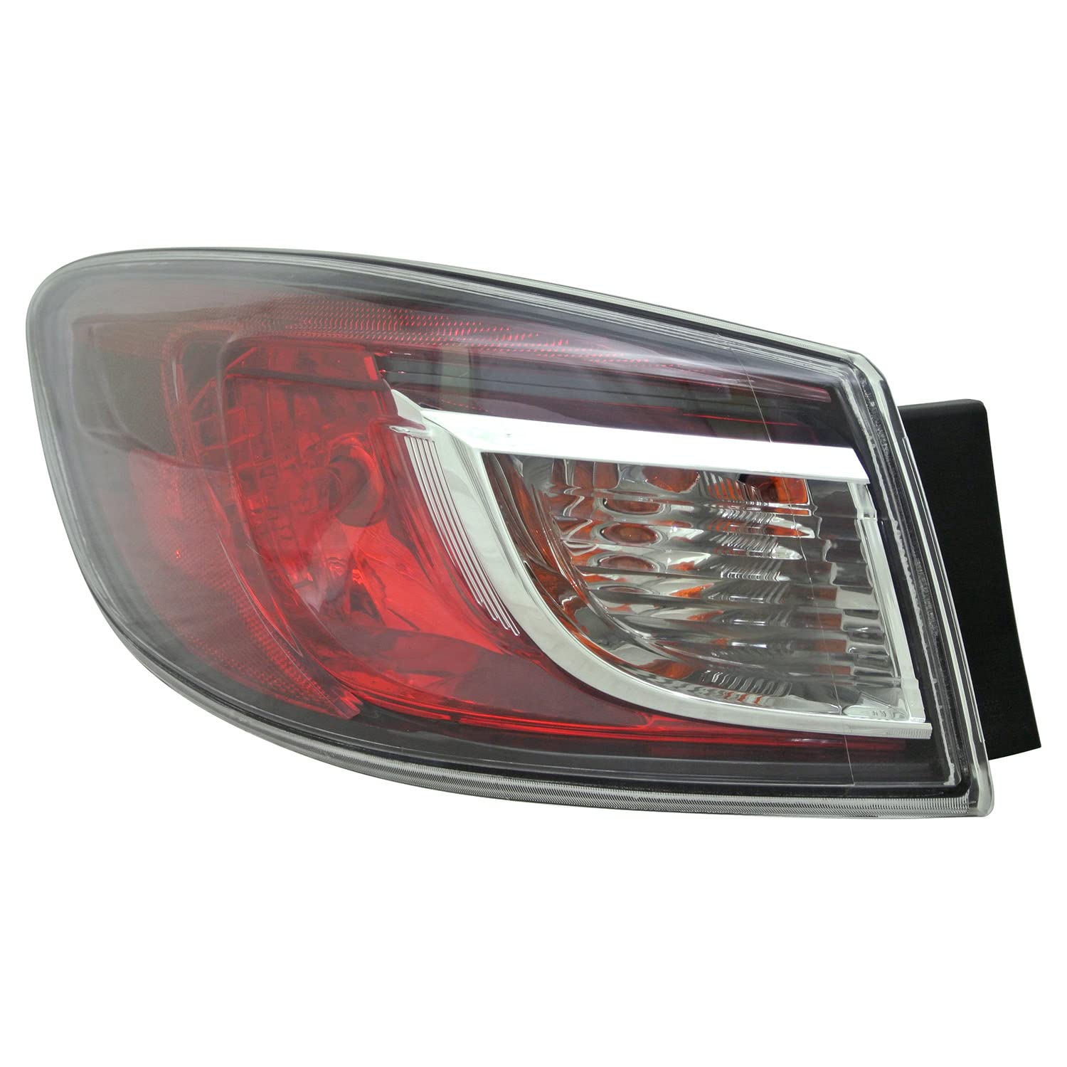 Left TYC Tail Light Assembly Compatible with 2010-2013 Mazda Mazda3