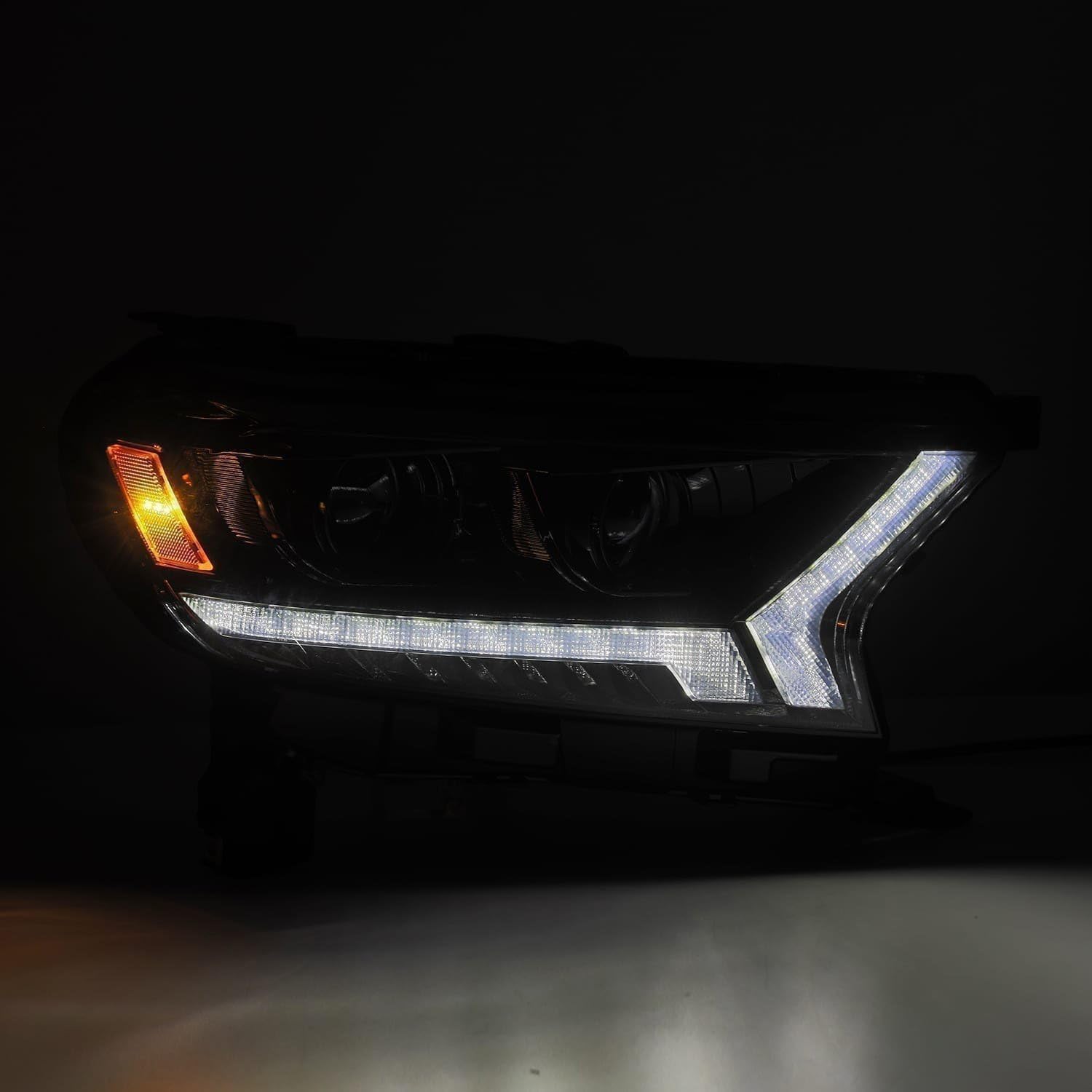 880121 AlphaRex USA LUXX Series LED Projector Headlights fits Ford Ranger, Clear