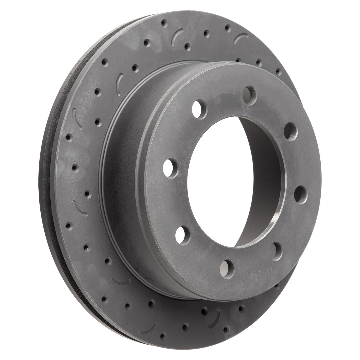Talon Cross-Drilled and Slotted Vented Rotor, Hawk Performance Brakes, 12.99 in. Diameter, 3.6 in. Height