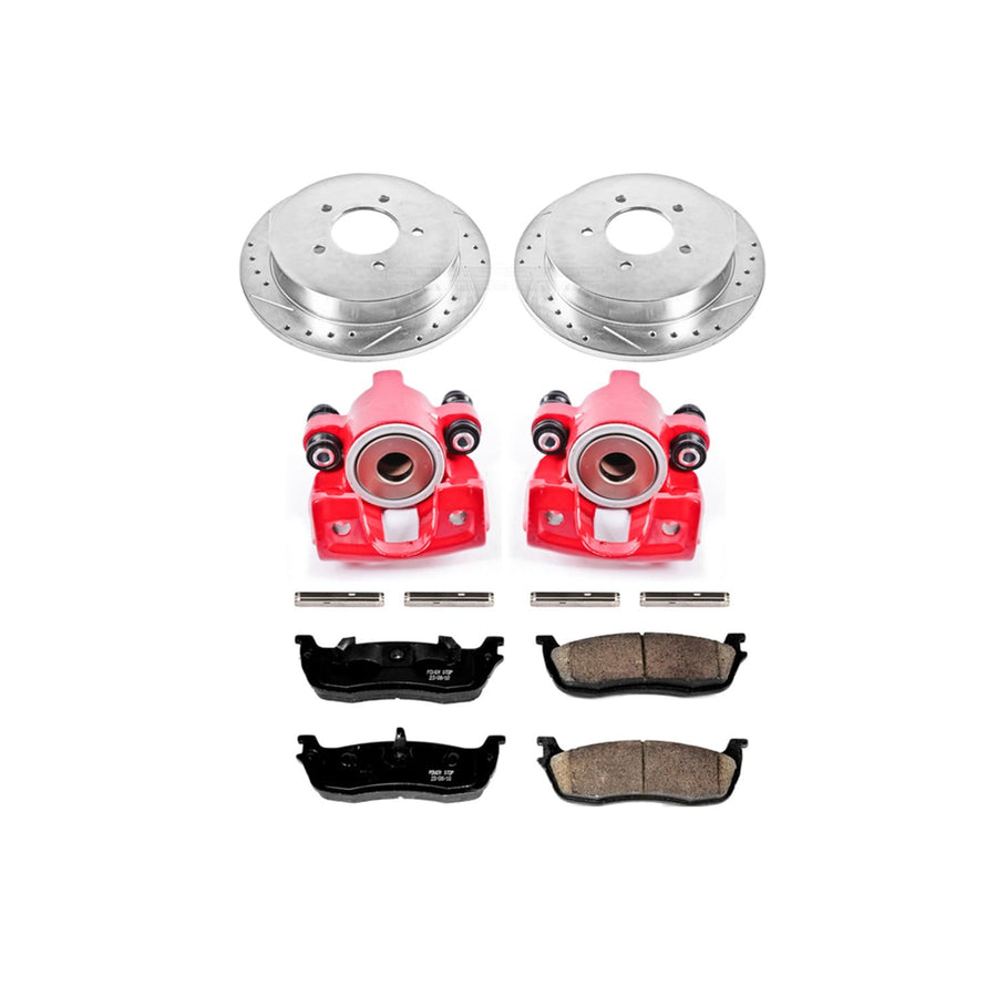 1-Click Power Stop (KC1872) Performance Brake Kit with Calipers For Ford Expedition 1997-2000, Ford F-150 1999-2000, Lincoln Navigator 1998-2000 [Model Specific]