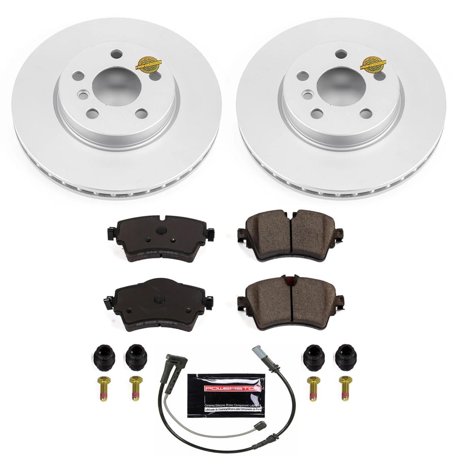 Power Stop Front CRK7979 Z23 Evolution Sport Geomet Coated Brake Kit For Mini Cooper Clubman 2016-2019 [Model Specific]