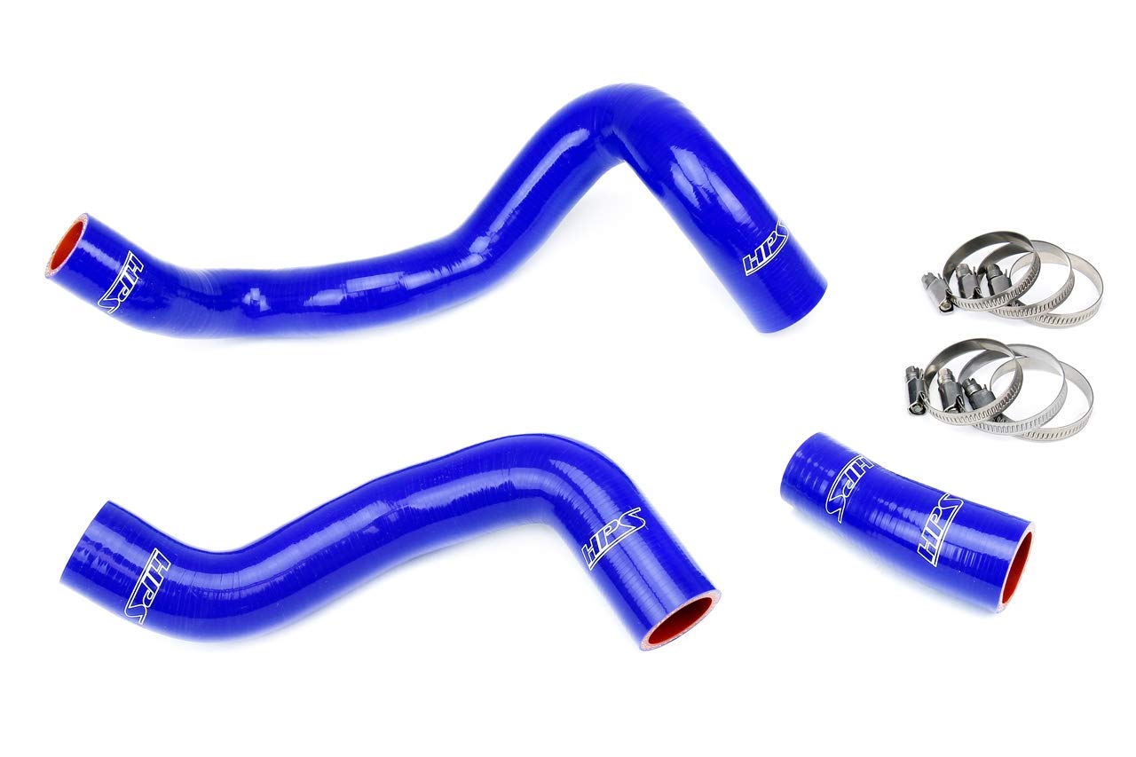3-ply HPS Blue Reinforced Silicone Radiator Coolant Hose Kit 57-1886-BLUE