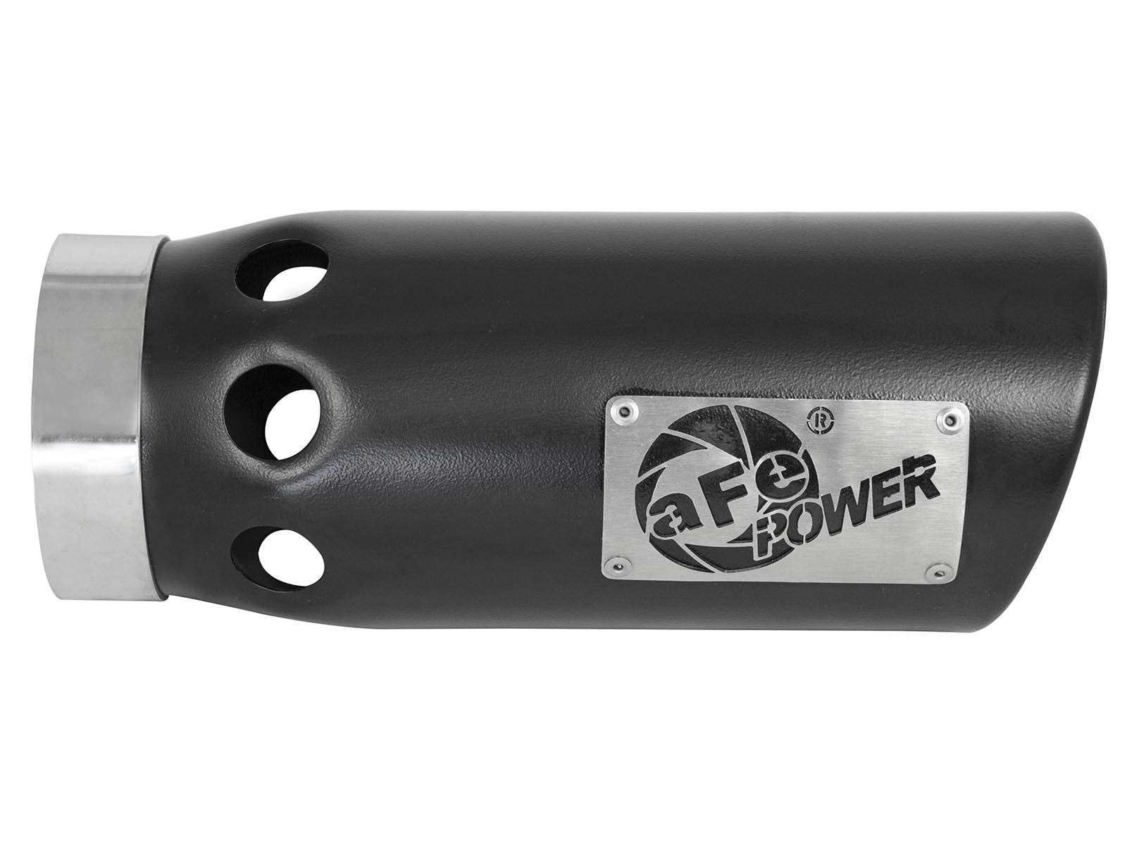 Black Stainless Steel aFe Power Intercooled Tip 49T40501-B121