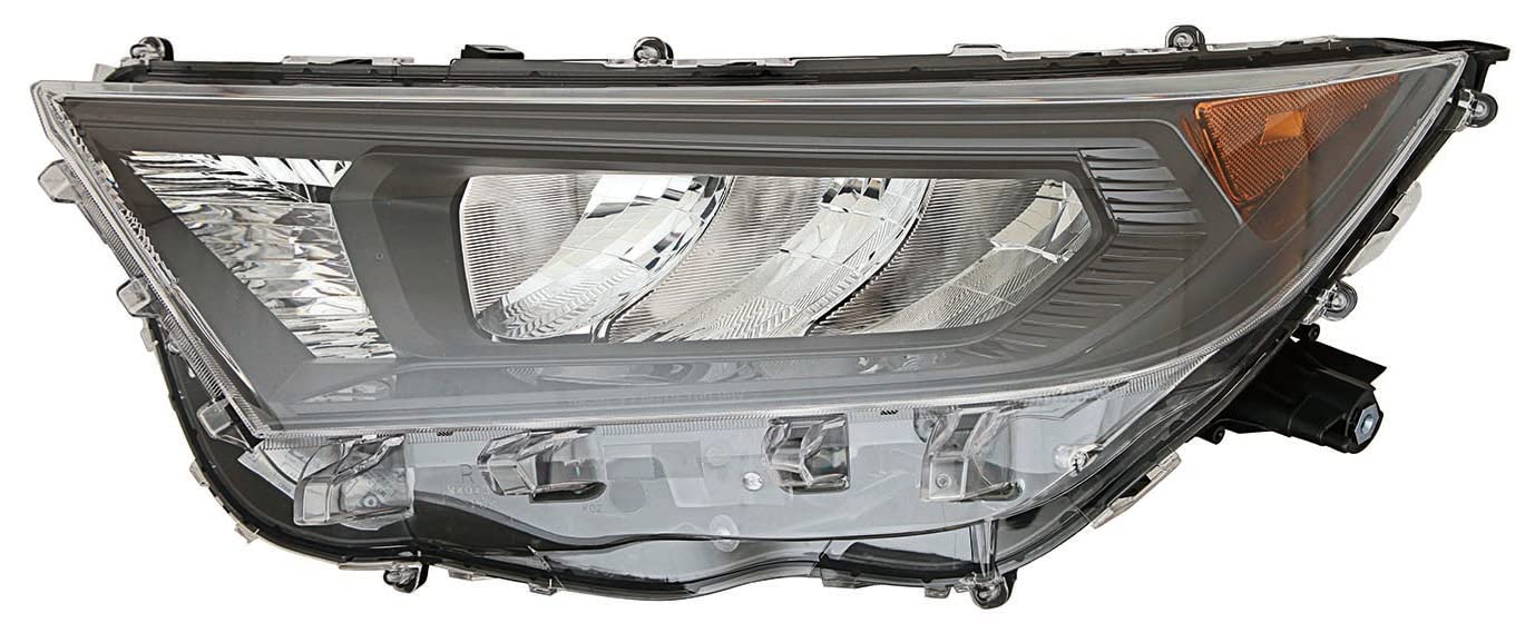 Toyota RAV4 19-21 Headlight LE JPN Built BLK Bezel without Adaptive HEADLamps Driver Side | DOT Certified 81170-42820 | TO2518200 ACK