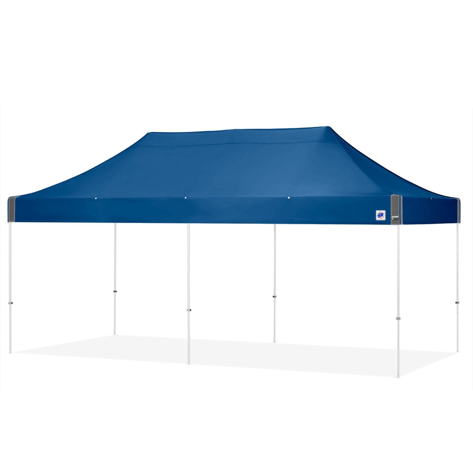 E-Z UP Instant Shelter Eclipse Canopy, 10' x 20', White Steel Frame and Professional Grade White Top