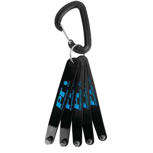 W86109 Performance Tool Metric Low Profile Offset Hex Key Wrench Tool Set for Workshops and Garages, Black, 5-Piece Set