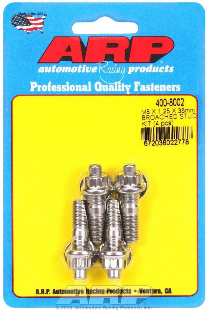 Stud Kit S/S - (4) M8 x 1.25in x 38mm