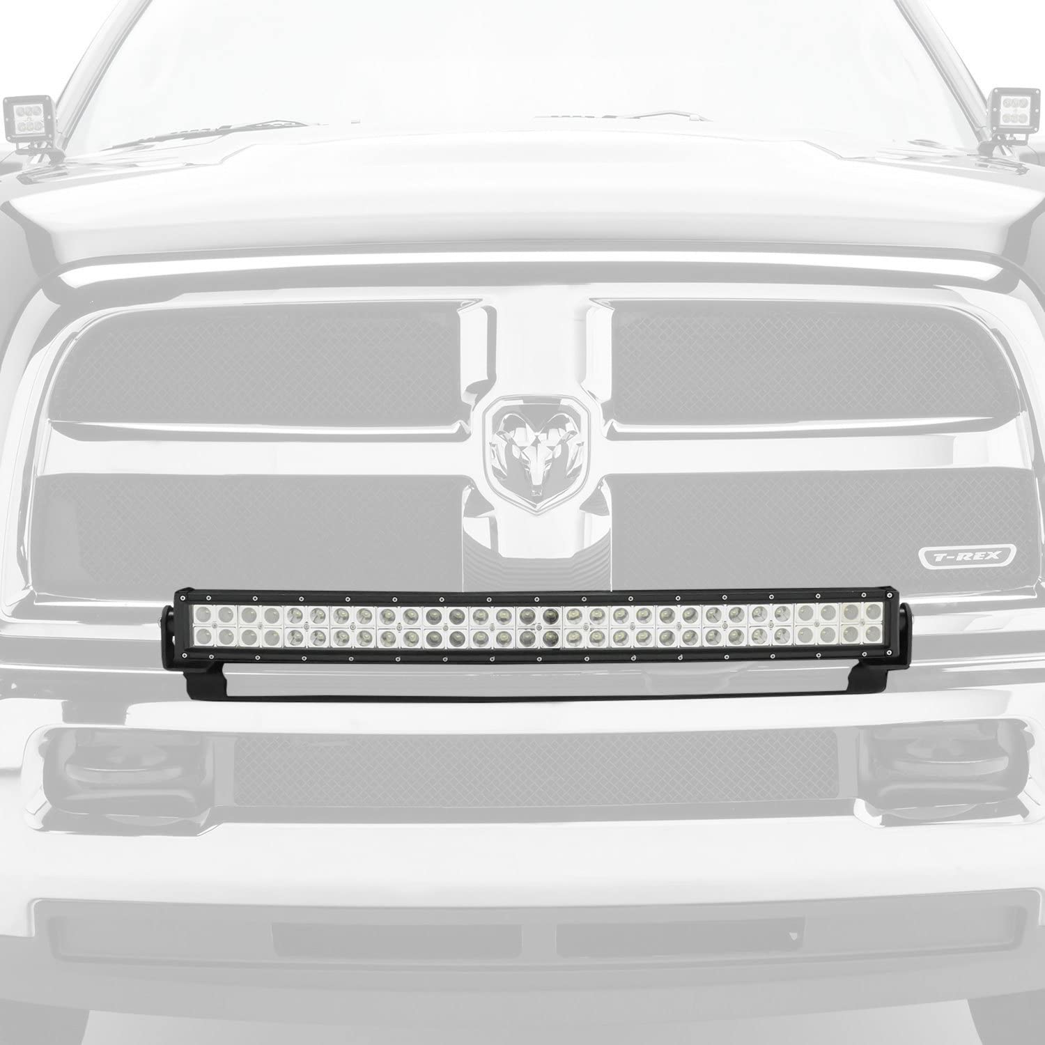 ZROADZ Black Front Bumper LED Light Bar KIT Z324522-KIT 2010-2016 DODGE RAM 2500/3500