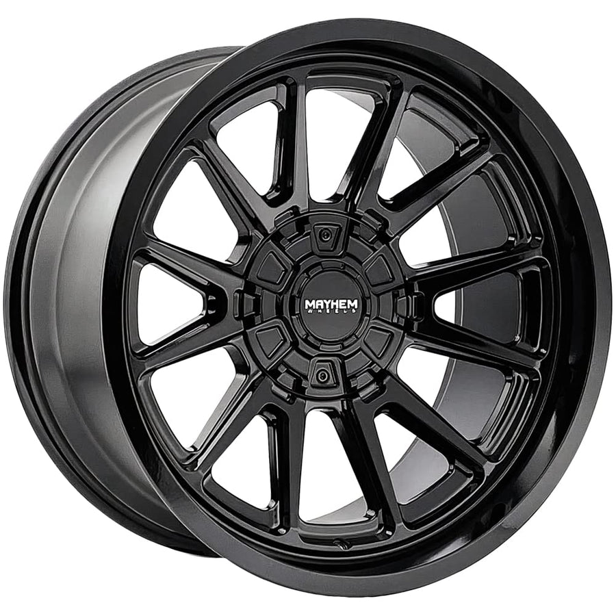 Intrepid Mayhem 8116 Black Wheel with Gloss (20 x 9. inches /8 x 180 mm, 0 mm Offset)